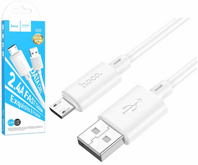 CÂBLE DE DONNÉES DE CHARGE GRATIFIÉE HOCO X88 MICRO - USB (BLANC)