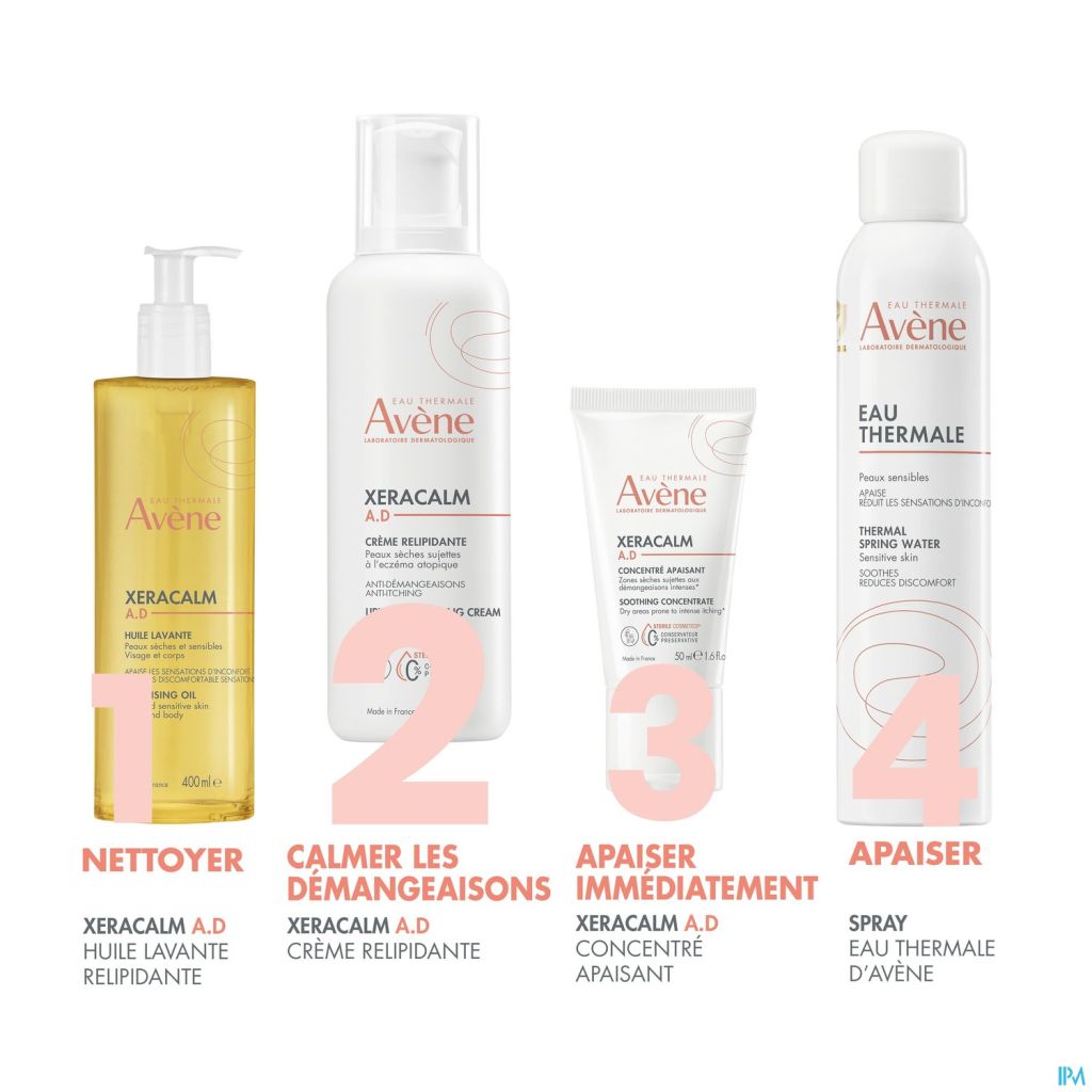 AVÈNE XERACALM CRÈME RELIPIDANTE TRIPLE EFFICACITÉ 400ML