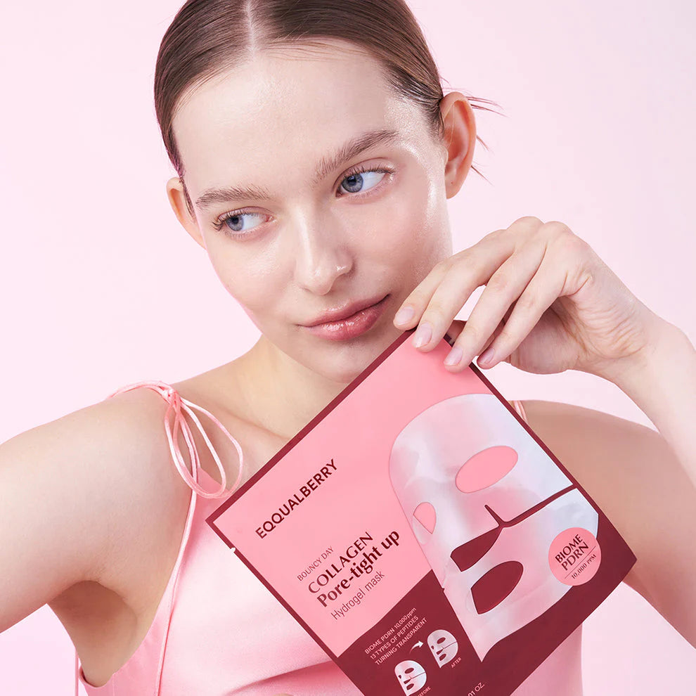 EQQUALBERRY COLLAGEN PORE-TIGHT UP HYDROGEL MASK