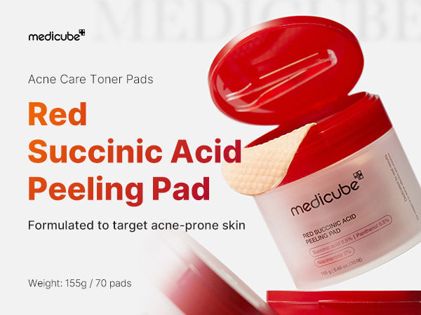 MEDICUBE RED SUCCINIC ACID PEELING PADS 155G