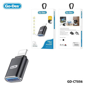 GO-DES OTG CONNECTEUR IPHONE IPAD ( USB ) - Premium  from DION - Just DA 2900! Shop now at DION