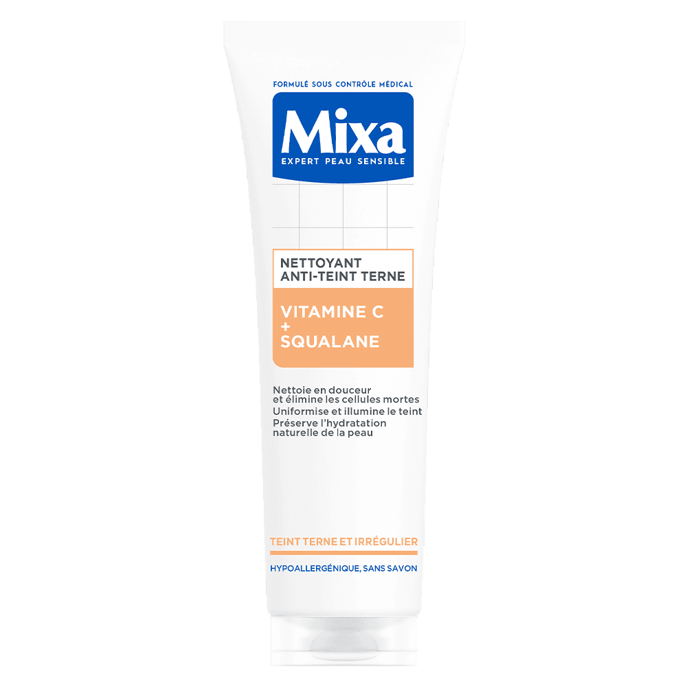 MIXA NETTOYANT CONFORT ANTI-TEINT TERNE À LA VITAMINE C 150ML