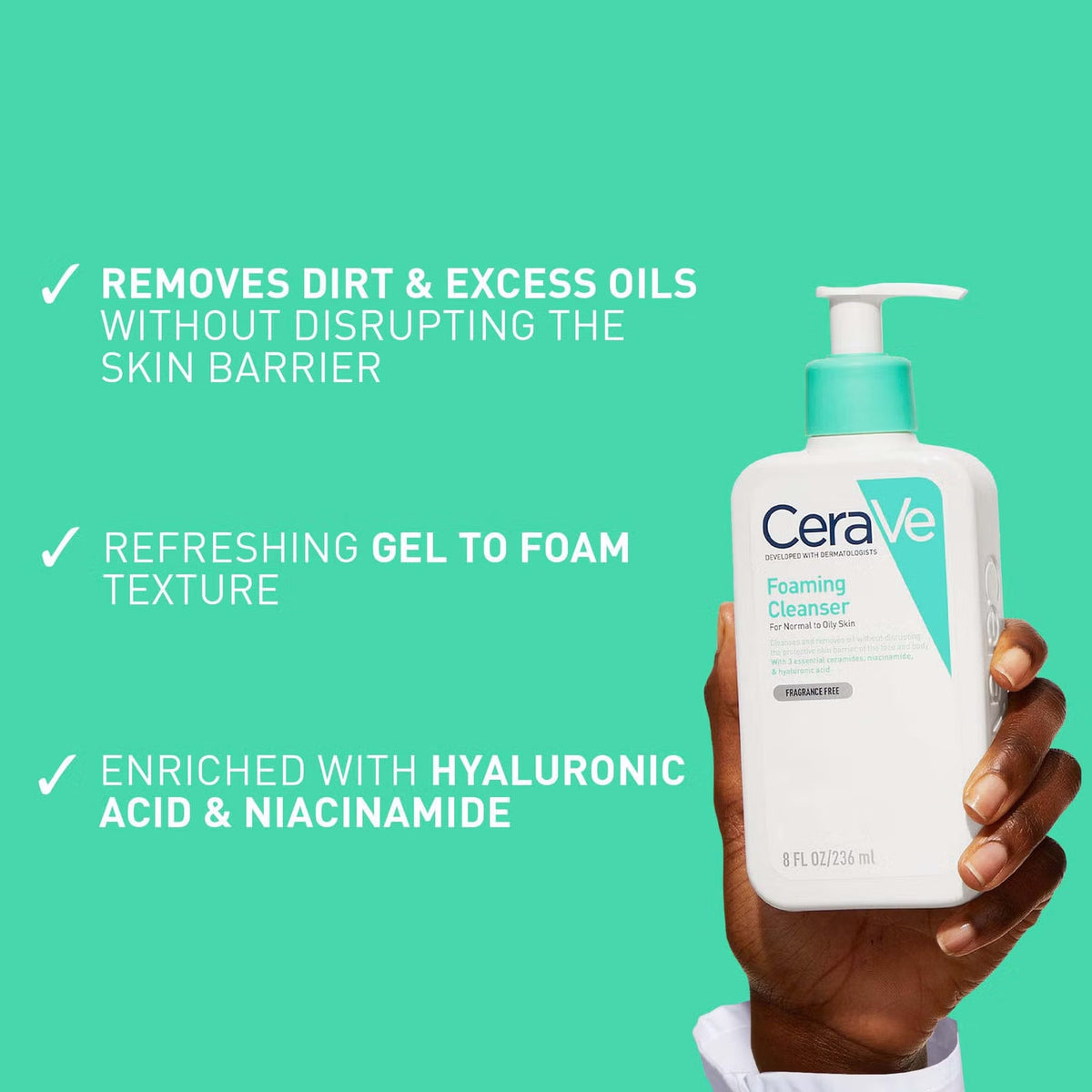 CERAVE FOAMING CLEANSING GEL