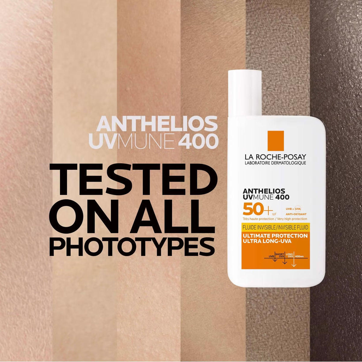 LA ROCHE POSAY ECRAN SOLAIR ANTHELIOS FLUIDE INVISIBLE 50ML