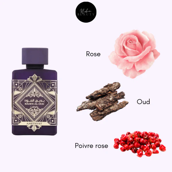 LATTAFA BADE'E AL OUD AMETHYST EDP 100ML ( DUPE ATOMIC ROSE - INITIO )