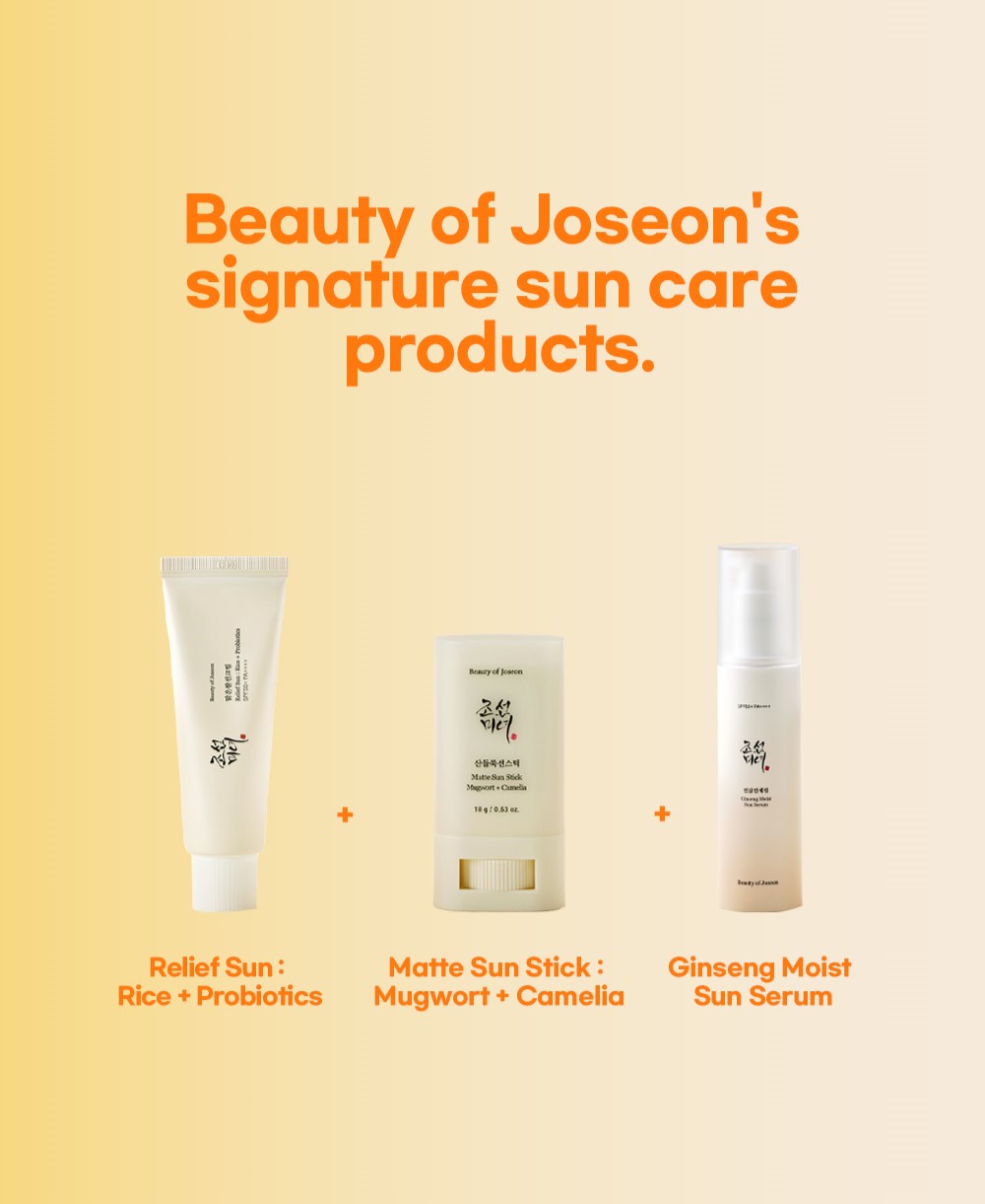 BEAUTY OF JOSEON PERFECT HANBANG SUN TRIO [RELIEF SUN + MATTE SUN STICK + SUN SERUM]