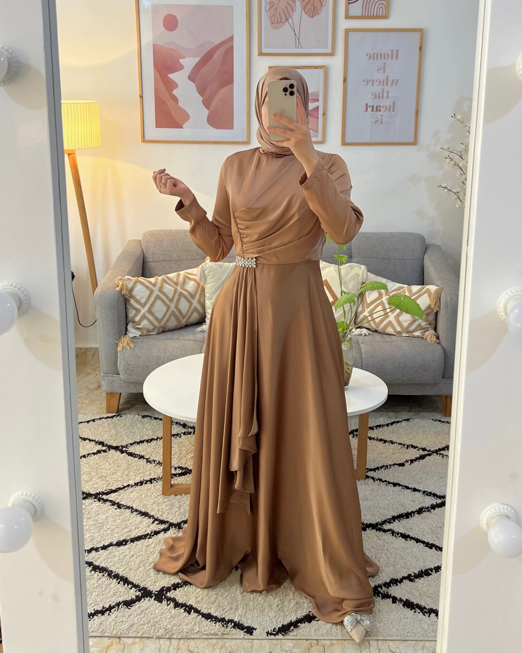 Hijab robe de soirée sale