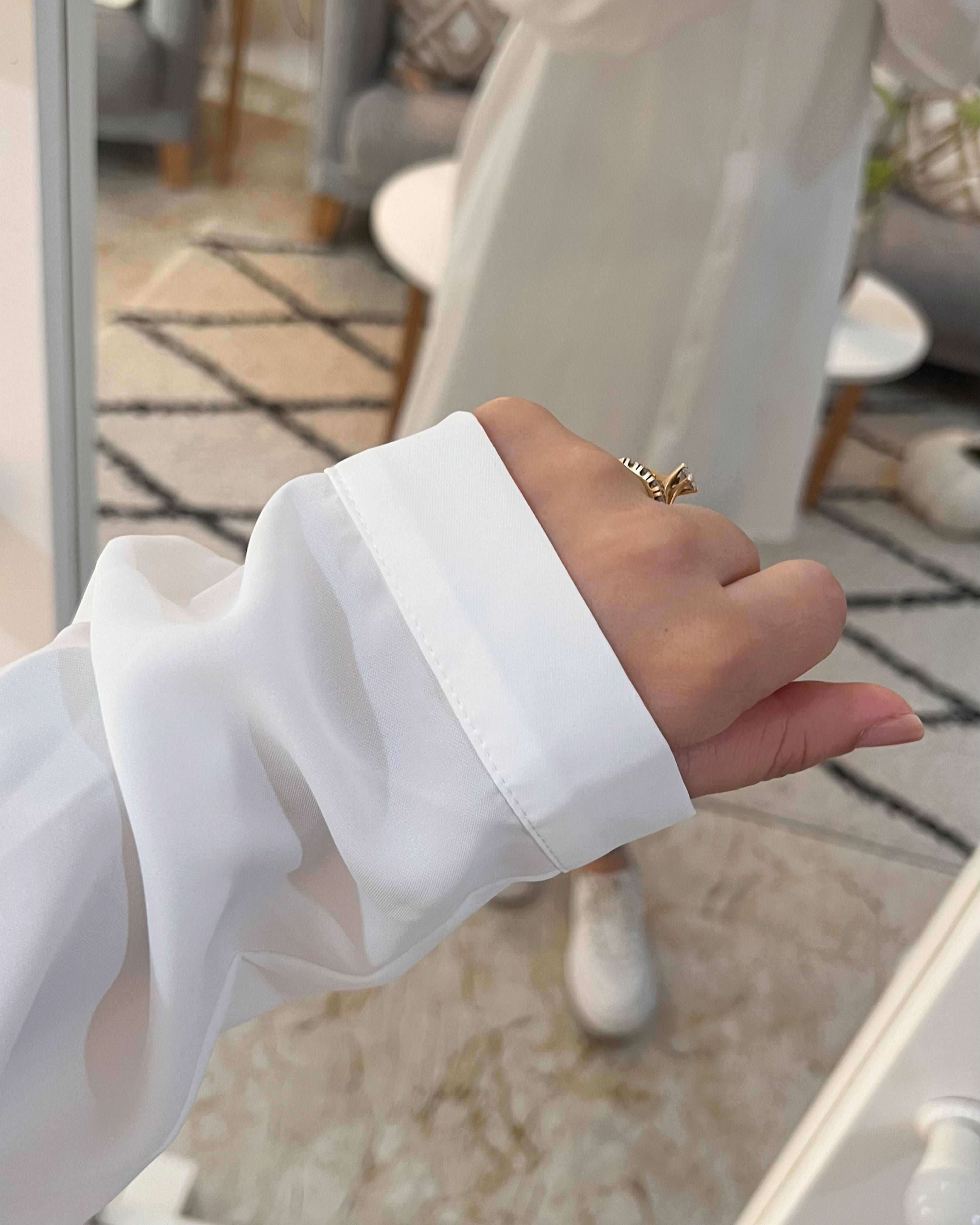 CHEMISE BLANCHE LONGUE FEMME TRES CONFORTABLE
