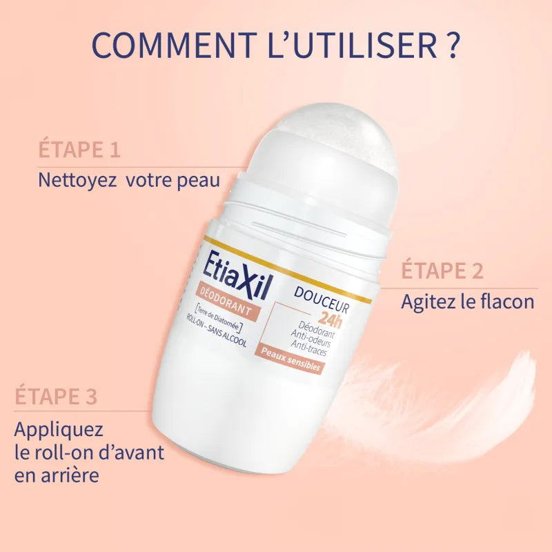 ETIAXIL DÉODORANT DOUCEUR 24H ( PEAUX SENSIBLES)50ML
