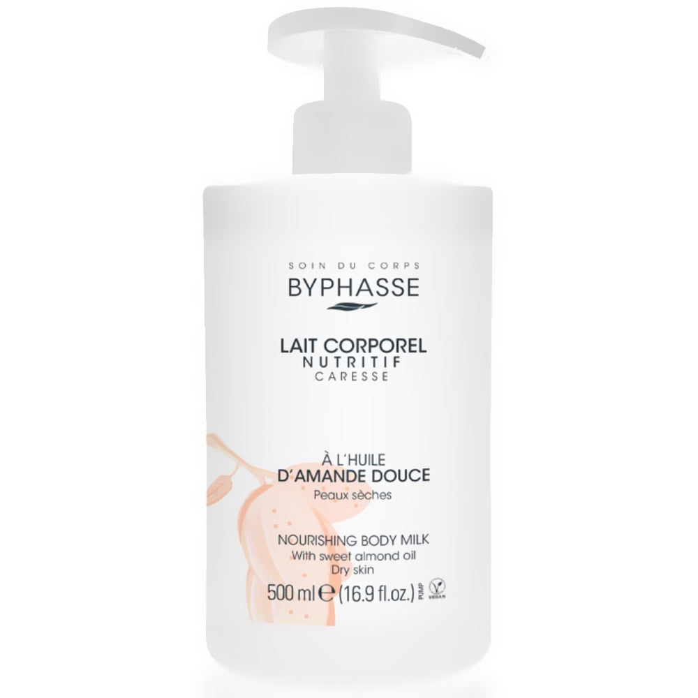 BYPHASSE LAIT CORPOREL NURITIF À L'HUILE D'AMAND DOUCE 500ML