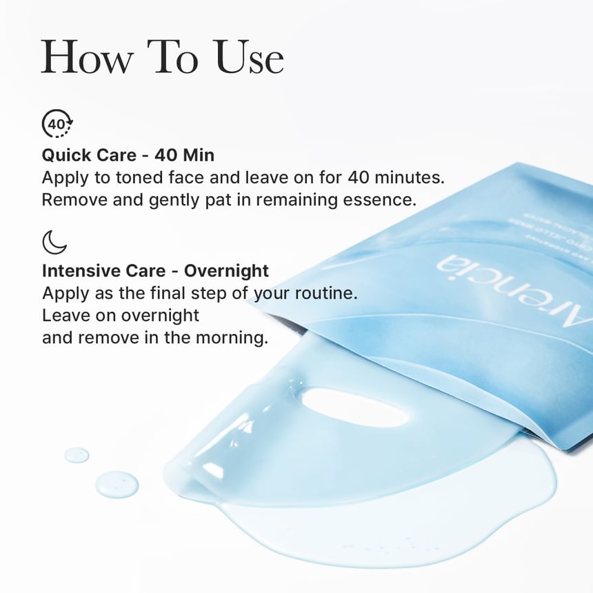 ARENCIA COOLING AND HYDRATING BLUE COLLAGEN CRYO JELLO MASK PDRN+ COLLAGEN+ GLACIAL WATER 35 G