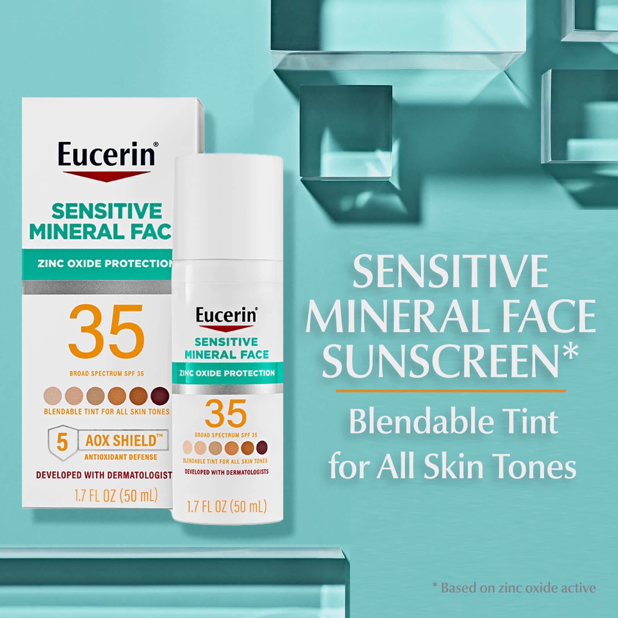 EUCERIN SENSITIVE SKIN TINTED LOTION SPF 35 50ML