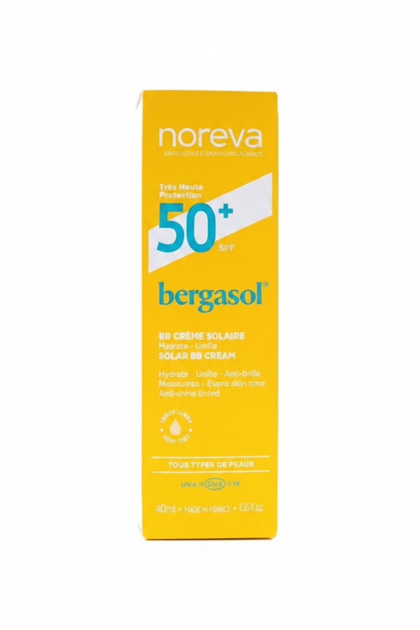 NOREVA BB CRÈME SOLAIRE (TEINTE CLAIRE ) TOIS TYPES DE PEAUX 40ML