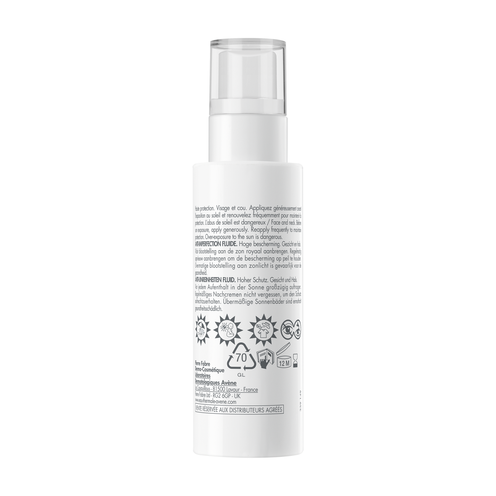 AVÈNE FLUIDE SPF50+ ANTI-IMPERFECTION 40ML
