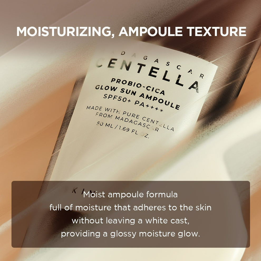 MADAGASCAR CENTELLA PROBIO-CICA GLOW SUN AMPOULE SPF50+ PA++++ 50ML