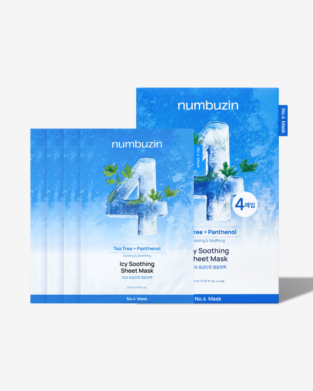 NUMBUZIN NO 4 ICY SOOTHING SHEET MASK 27ML