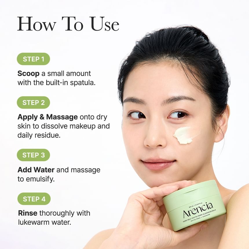 ARENCIA PORE MELT PHYTO PDRN CLEANSING BALM 90ML