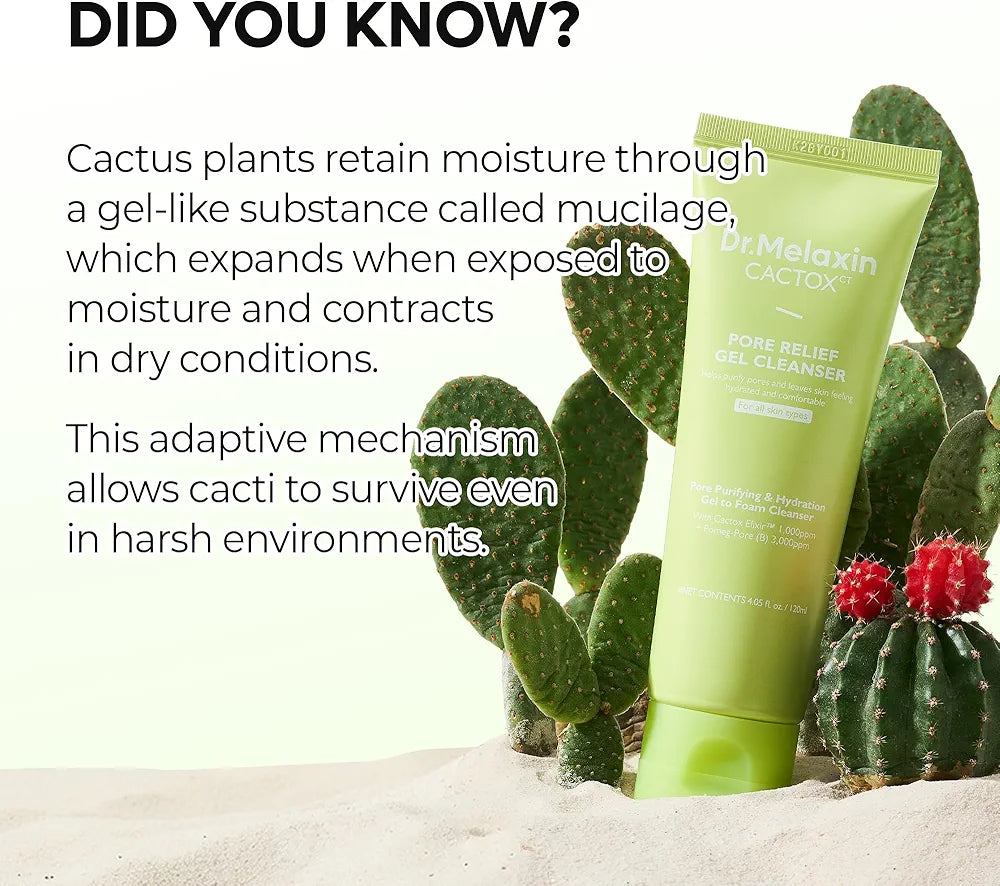 DR.MELAXIN CACTOX PORE RELIEF GEL CLEANSER 120ML