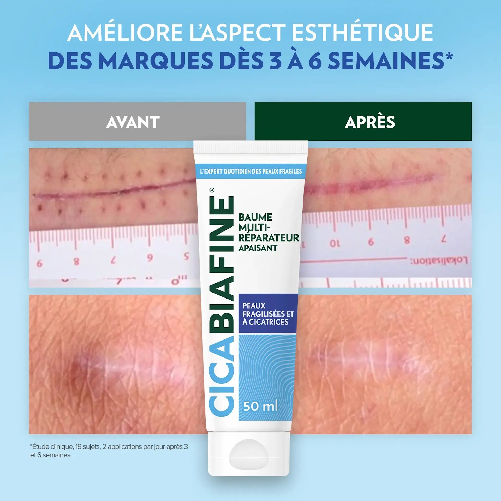 CICABIAFINE BAUME MULTI-RÉPARATEUR APAISANT POUR PEAUX FRAGILISÉES ET À CICATRICES