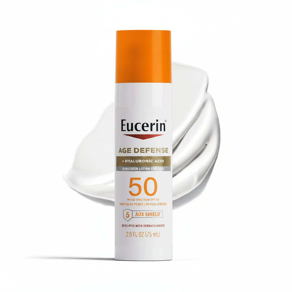 EUCERIN AGE DEFENCE + HYALURONIC ACID SPF 50  75ML