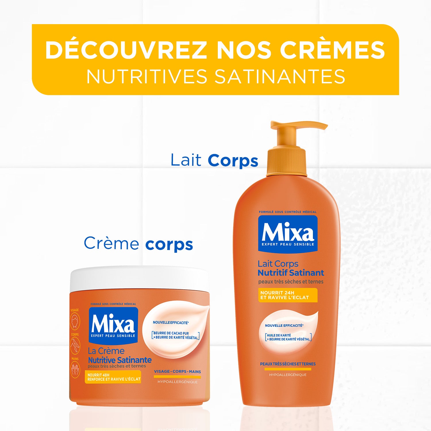 MIXA LA CRÈME NUTRITIVE SATINANTE 400ML