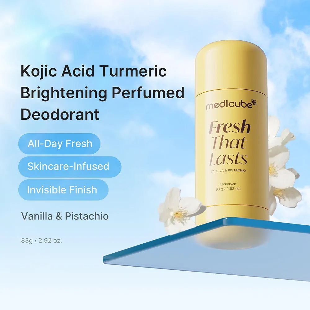 MEDICUBE DEODORANT FRESH THAT LASTS VANILLA & PISTACHIO 83G
