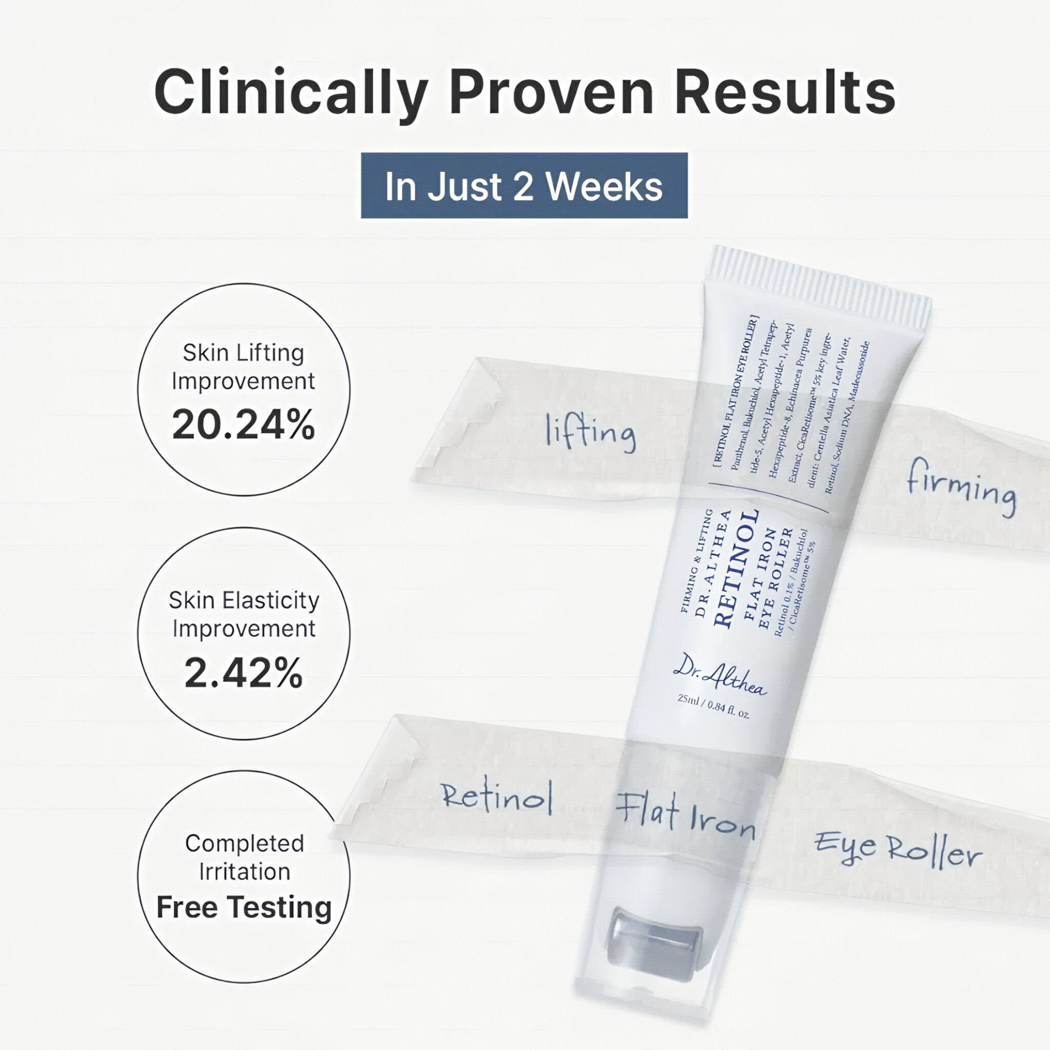 DR.ALTHEA RETINOL FLAT IRON EYE ROLLER 25 ML