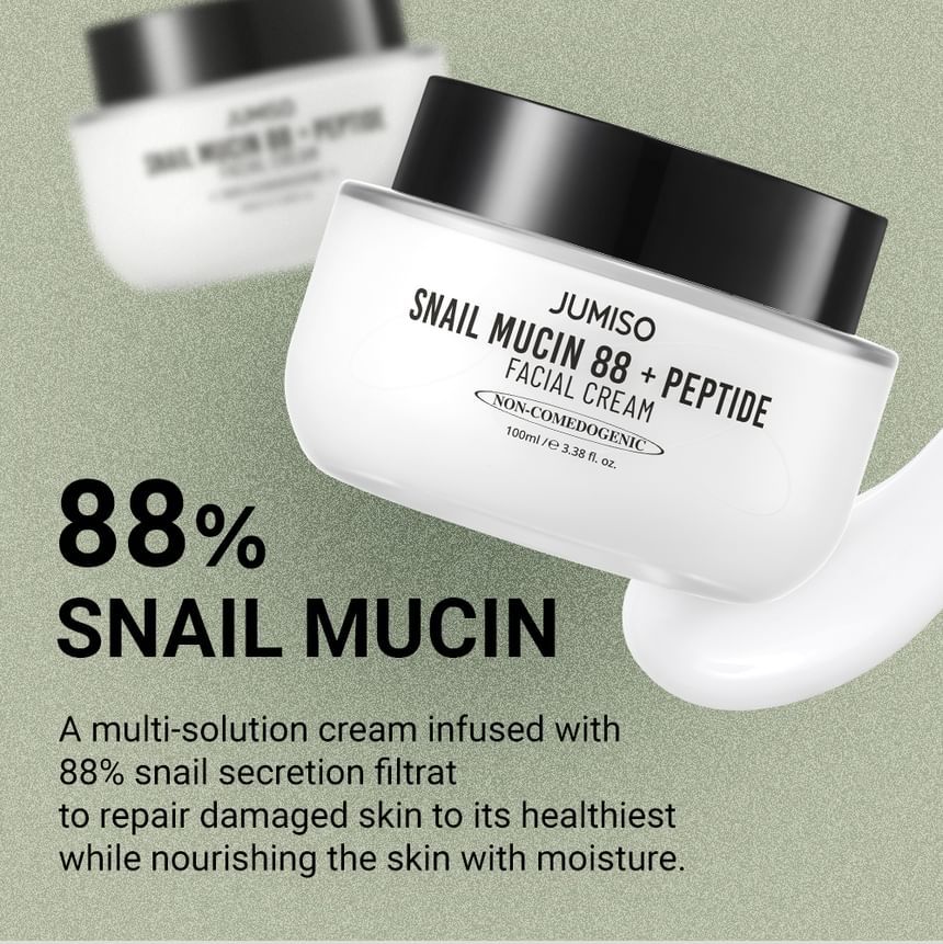 JUMISO SNAIL MUCIN 88+ PEPTIDE FACIAL CREAM 100 ML