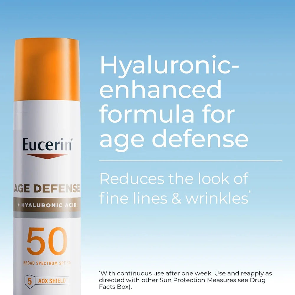 EUCERIN AGE DEFENCE + HYALURONIC ACID SPF 50  75ML