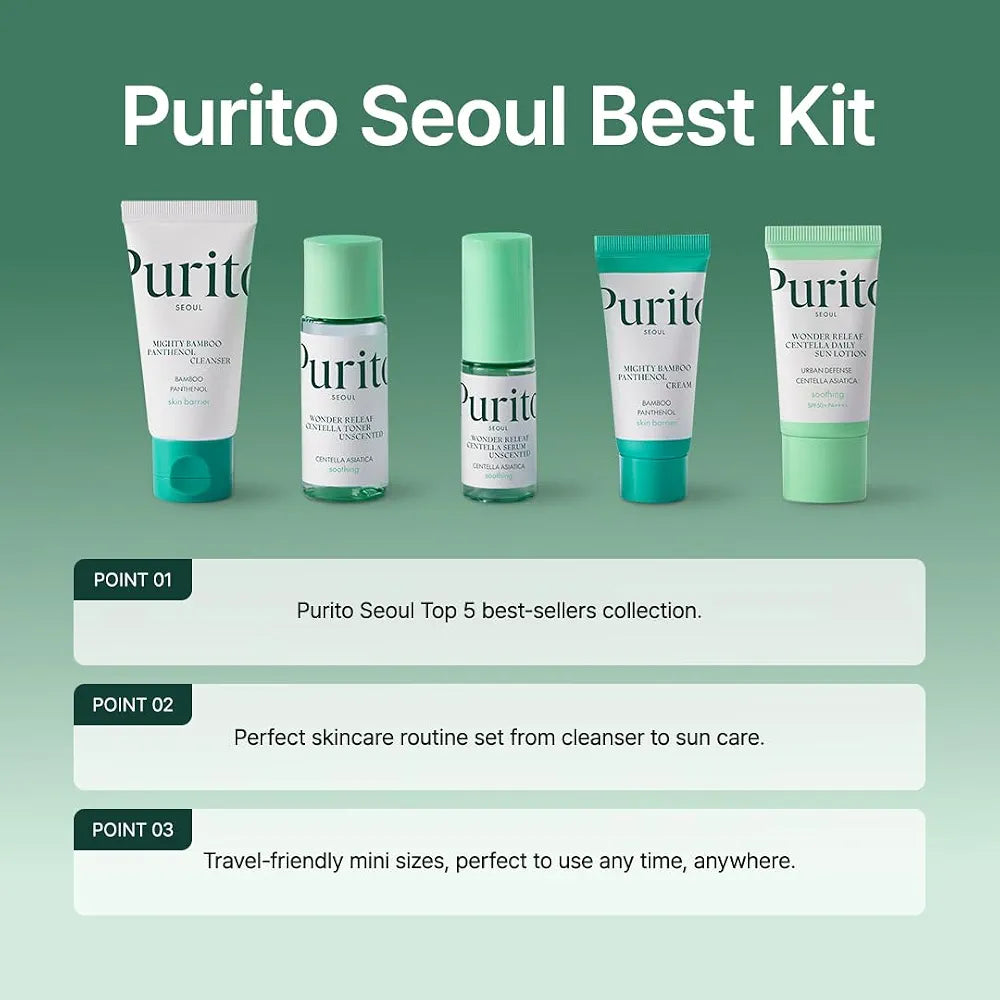 PURITO SEOUL BEST KIT 5PCS