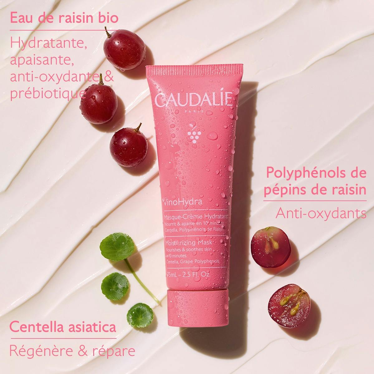 CAUDALIE VINOHYDRA MASQUE-CRÈME HYDRATANT 75ML