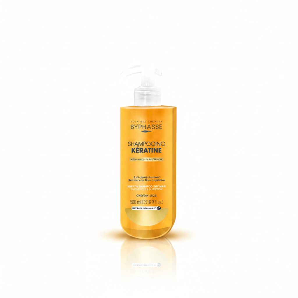 BYPHASSE SHAMPOOING KÉRATINE ANTI-DESSÈCHEMENT 500ML