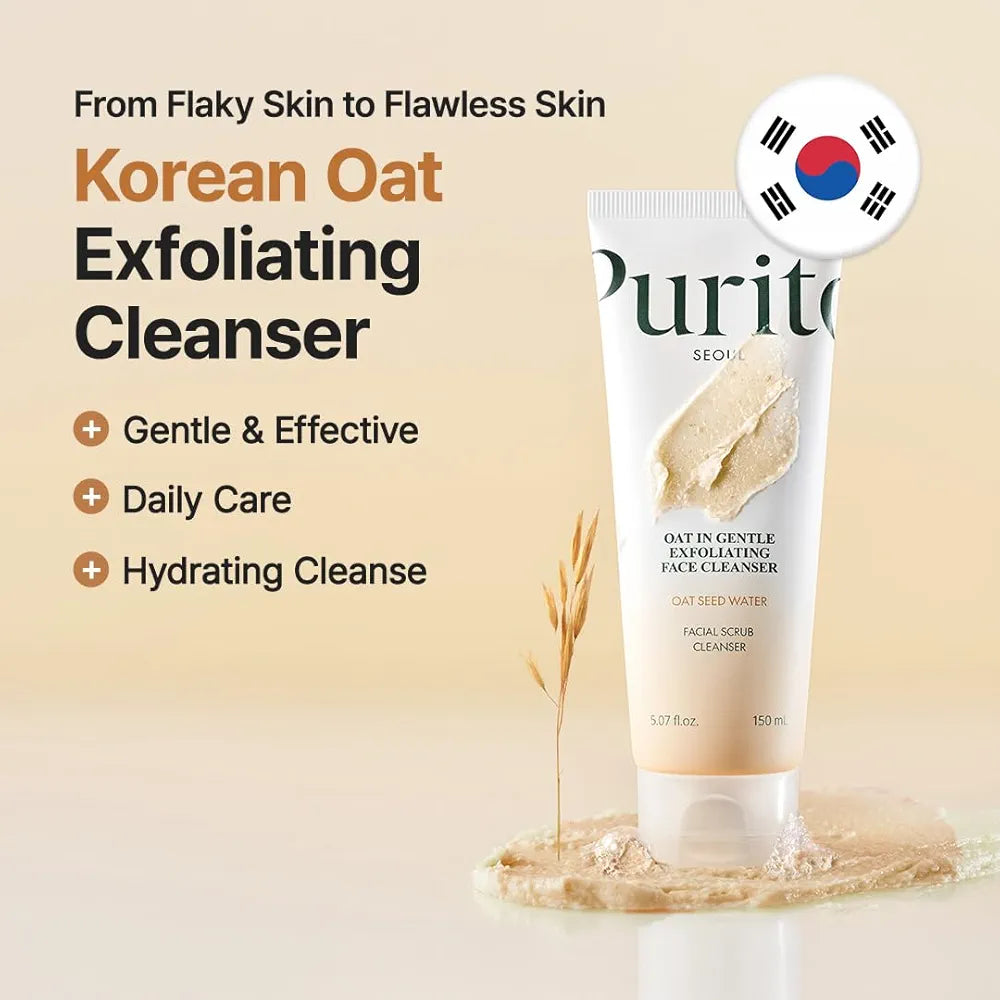 PURITO SEOUL OAT IN GENTLE EXFOLIATING FACE CLEANSER 150ML