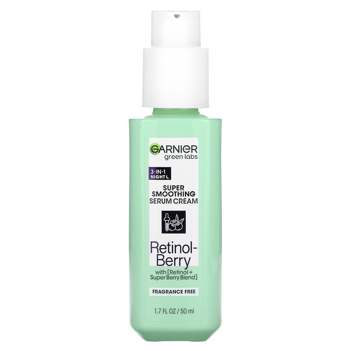GARNIER GREEN LABS SUPER SMOOTHING SERUM CREAM 3 EN 1 RETINOL-BERRY 50ML