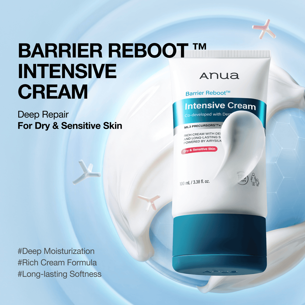 ANUA BARRIER REBOOT INTENSIVE CREAM FOR DRY & SENSITIVE SKIN 100ML