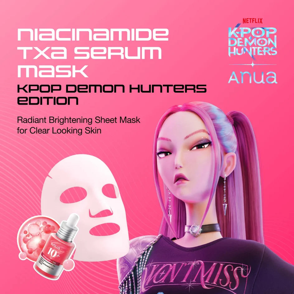 ANUA × KPOP DEMON HUNTERS NIACINAMID TXA SERUM MASK 28ML