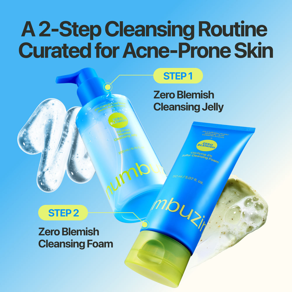 NUMBUZIN ZERO BLEMISH CLARIFYING 2% SULFUR CLEANSING FOAM 150 ML
