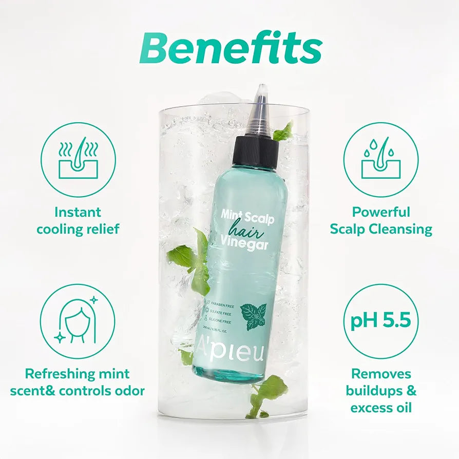 A'PLEU MINT SCALP HAIR VINEGAR 200ML