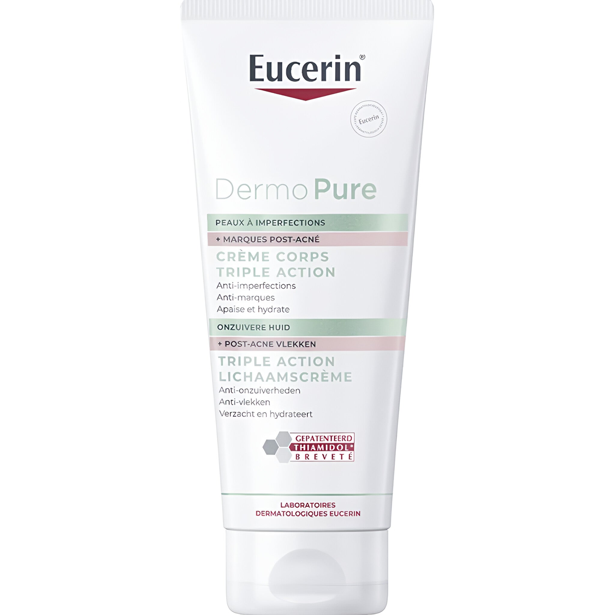 EUCERIN DERMO PURE CRÈME CORPS TRIPLE ACTION 200 ML