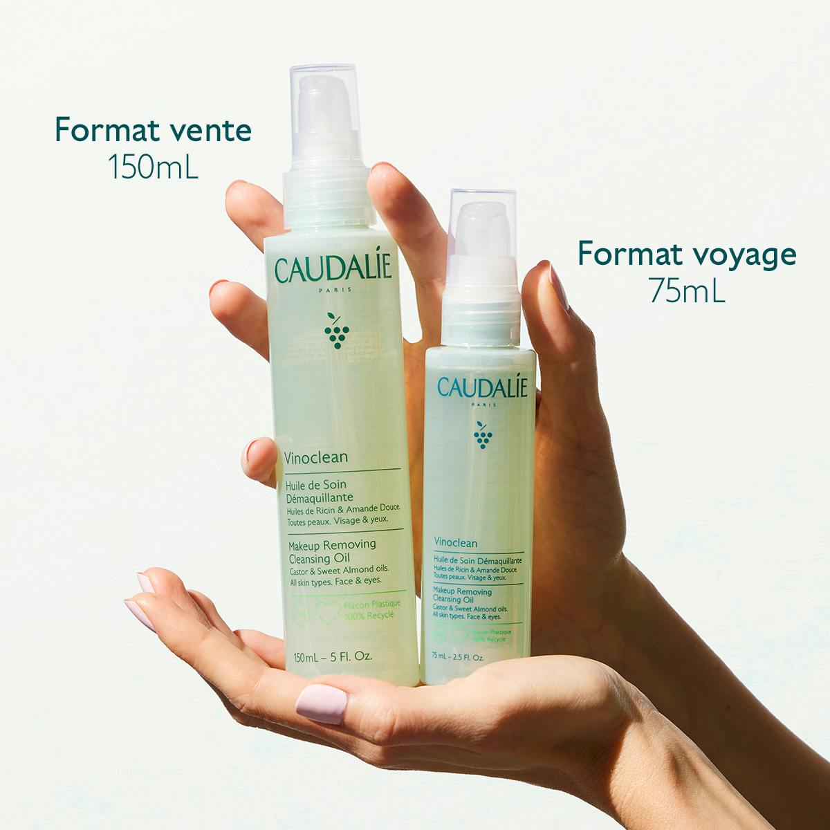 CAUDALIE VINOCLEAN HUILE DE SOIN DÉMAQUILLANTE 150ML