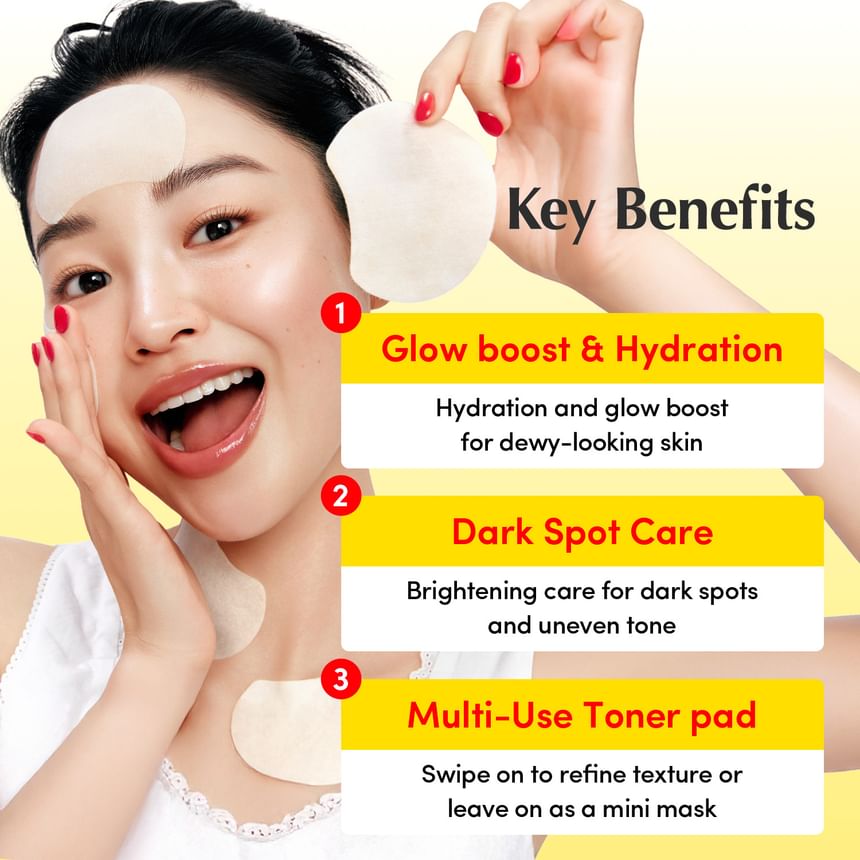 EQQUALBERRY VITAMIN ILLUMINATING TONER PADS 70PADS