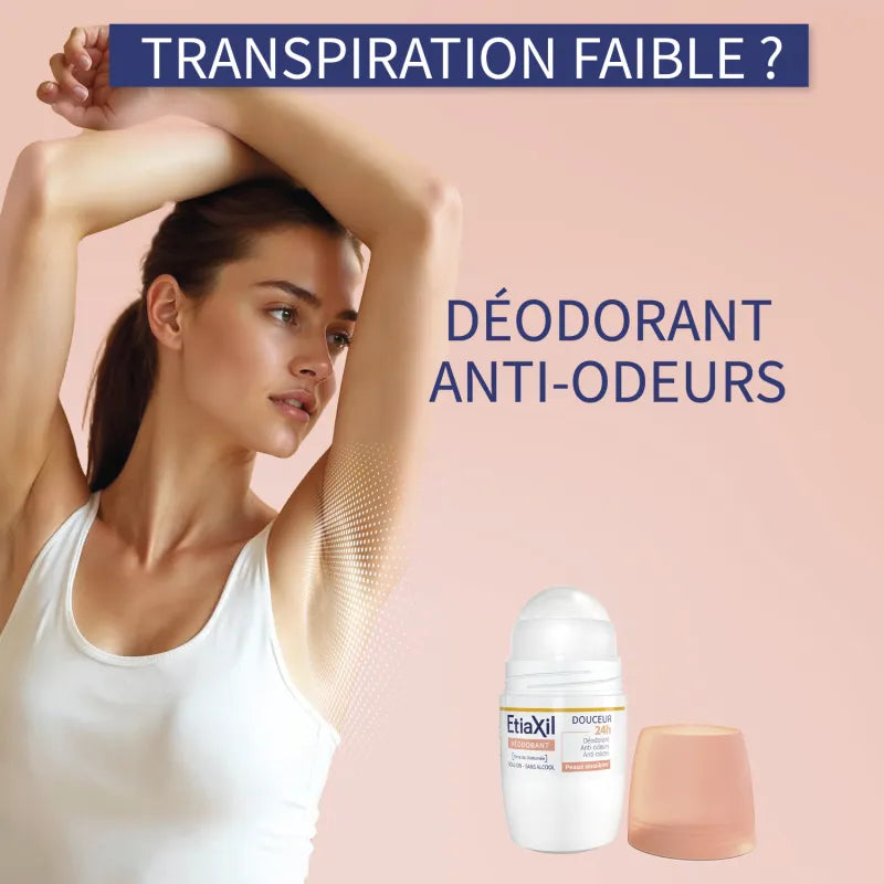 ETIAXIL DÉODORANT DOUCEUR 24H ( PEAUX SENSIBLES)50ML