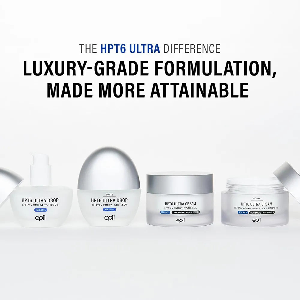 EPII HPT6 ULTRA CREAM RESILIENCE FOR VISIBLE FIRMING + ELASTICITY HTP 5% + MATRIXYL SYNTHE'6 2% 50ML