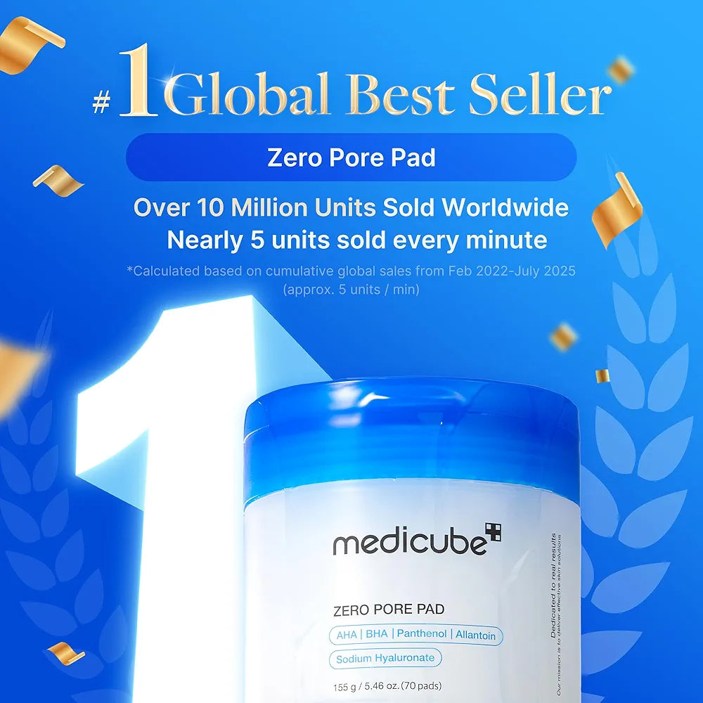 MEDICUBE ZERO PORE PAD 155G/ 70 PADS