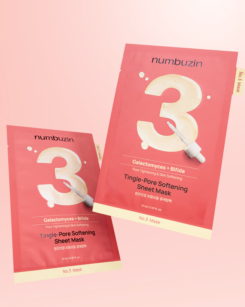 NUMBUZIN NO 3 TINGLE-PORE SOFTENING SHEET MASK 27ML