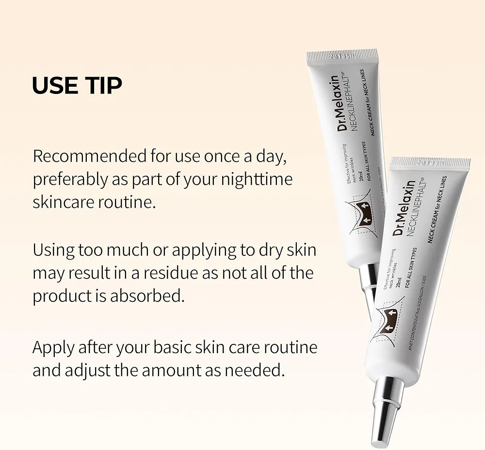 DR.MELAXIN NECK CREAM FOR ALL SKIN TYPES 20 G