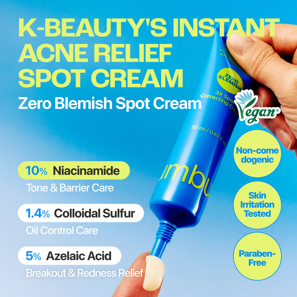 NUMBUZIN ZERO BLEMISH 3×SPOT CORRECTING CREAM 20ML