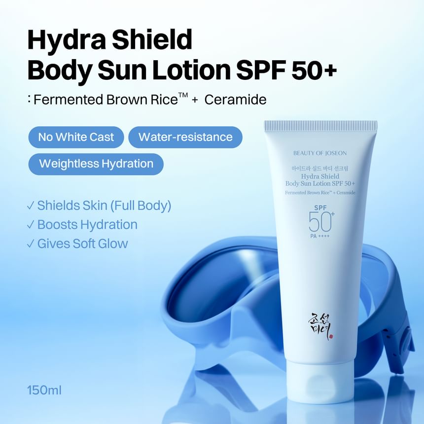 BEAUTY OF JOSEON HYDRA SHIELD BODY SUN LOTION SPF 50+++ 150ML