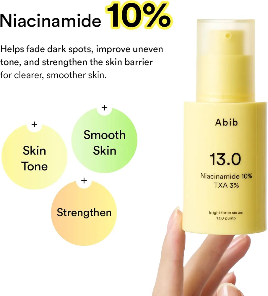 ABIB 13.0 NIACINAMID 10% TXA 3% BRIGHT FORCE SERUM 30ML