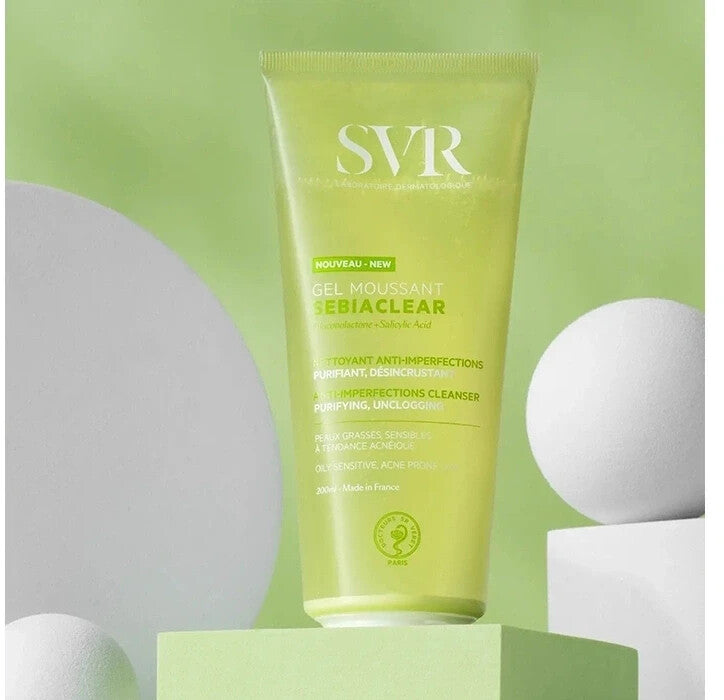 SVR GEL MOUSSANT SEBIACLEAR NETTOYANT ANTI-IMPERFECTIONS 200ML